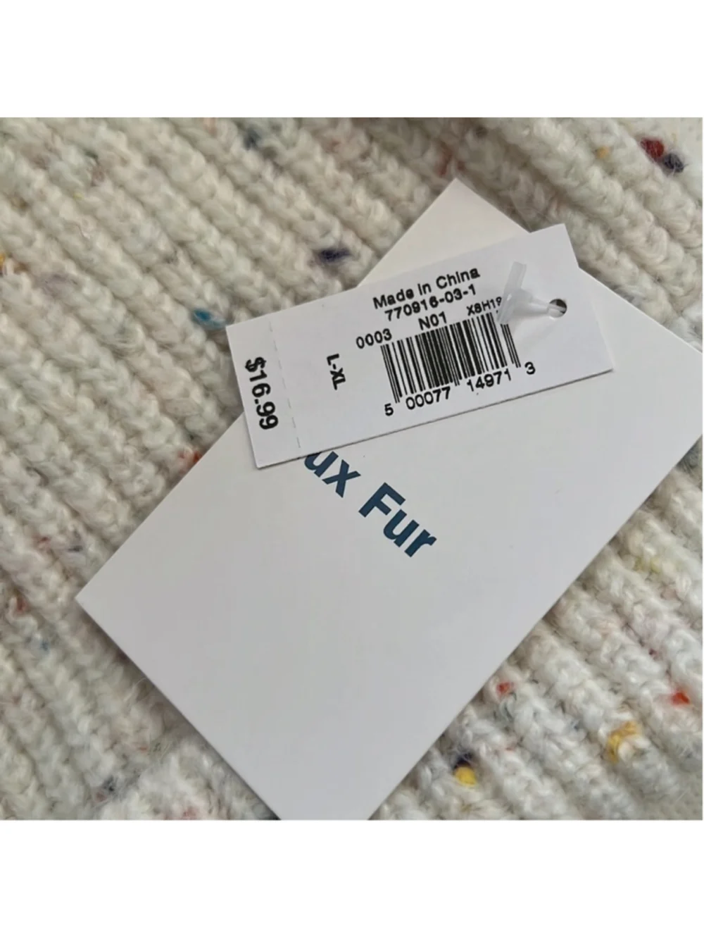 NWT Kids Old Navy Cold Weather Hat size L/XL faux fur